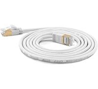 wantecWire 7117 Extra Fina Patch Cable de Datos con Top Calidad Color Blanco