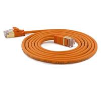 wantecWire 7142 Extra Fina Patch Cable con Top Calidad Naranja