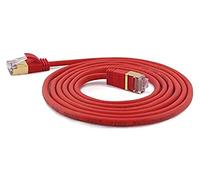 wantecWire 7156 Extra Fina Patch Cable con Top Calidad Rojo