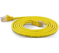 wantecWire 7172 Extra Fina Patch Cable con Top Calidad Amarillo