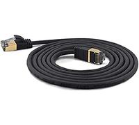 wantecWire 7204 Extra Fina Cable de Datos Patch Cable con Top Calidad Negro