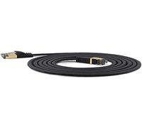 wantecWire 7207 Extra Fina Patch Cable con Top Calidad Negro