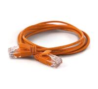wantecWire 7257 Extra Fina Patch Cable con Top Calidad Naranja