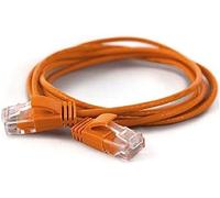 wantecWire 7258 Extra Fina Patch Cable con Top Calidad Naranja