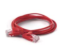 wantecWire 7269 Extra Fina Patch Cable de Datos con Top Calidad Rojo