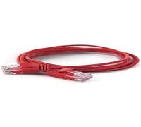wantecWire 7274 Extra Fina Patch Cable con Top Calidad Rojo