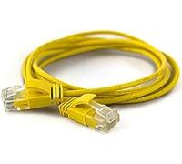 wantecWire 7285 Extra Fina Patch Cable de Datos con Top Calidad Amarillo