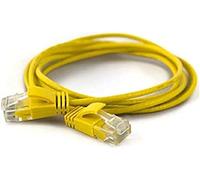 wantecWire 7286 Cable Patch Extra Fina Latiguillo RJ45 Cable de Red Cable Datos con Top Calidad Amarillo