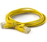 wantecWire 7294 Extra Fina Patch Cable de Datos con Top Calidad Amarillo