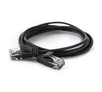 wantecWire 7317 Extra Fina Patch Cable RJ45, Cable de Red de Datos con Top Calidad Negro