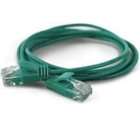 wantecWire 7329 Ultra Slim Cat 6 Ethernet Patch Cable Green Green Länge 2m