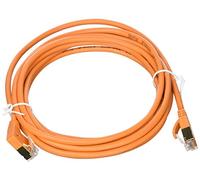 wantecWire 7568 Extra Fina Patch Cable con Top Calidad Naranja, Cable de Red, Latiguillo RJ45, Cable de Datos