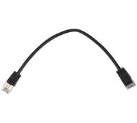 wantecWire - Cable de Pares Trenzados (Cat. 7, Cat. 6, apantallado) Negro Länge 0.2m
