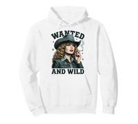 Wanted and Wild Cowgirl Smoking Sudadera con Capucha