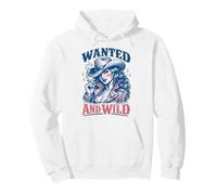 Wanted and Wild Cowgirl Smoking Sudadera con Capucha