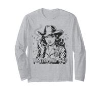 Wanted and Wild Cowgirl Vibe Retro Western Art Manga Larga