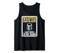 Wanted Poster 10MM Socket Chistes Humor Car Guy Car Mechanic Camiseta sin Mangas