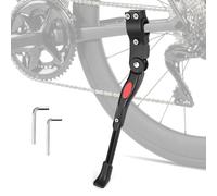 Wantli Pata de Cabra para Bicicleta, Aluminio Soporte Ajustable del Retroceso de la Bici con pie Goma Antideslizante, Altura Ajustable, para 24-29" Pulgadas, Montaña Bicicleta, Carretera Bicicleta