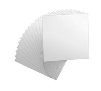WANTOUTH 15 Hoja de Mylar, Plantillas en Blanco 30,5 * 30,5 cm Plantilla de Mylar para Dibujos y Revistas de Arte DIY