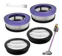 WANTOUTH 4 PCS Filtro de Aspiradora Compatible con Anyson Stars 5, Filtro HEPA Aspiradora Compatible con Aspiradoras Batería 45000Pa/550W/70Min 1.6L con Cepillo de Limpieza, Accesorios de Aspiradoras