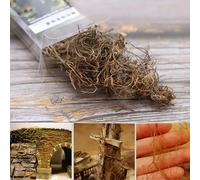 Wanwanzi Raíz Vegetación de Raíz en Miniatura - Material Resina y Esponja - Verde - Miniatura Escultura de Vegetación - Paisajes Militares y Ferroviarios - Jardín de Hadas Diorama Paisaje