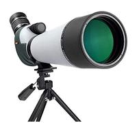 WANWEN 20-60X80 Zoom Full Multi Coated Telescope Monocular, Telescopio a Prueba de Agua, Ocular en ángulo de 45 Grados Bak-4 con trípode para Francotirador de observación de Aves Little Surprise