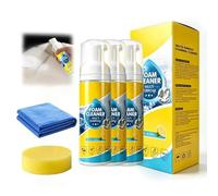 WANWEN 4-In-1 Multi-Enzyme Foam Cleaner, Limpiador de Espuma Multiusos para Coches, New Foam No Rinse Spray Cleaner, All-Purpose Deep Cleaning Spray for Car Interior, Kitchen, Bathroom, Sofa (3Pcs)