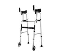 WANWEN Andador, Andador de Dos Brazos, Soporte para Caminar para Ancianos, Ayuda para Caminar para discapacitados, bastón multifunción para rehabilitación de hemiplejía Little Surprise