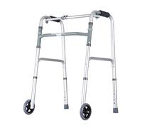 WANWEN Andador, Andador Plegable con Ruedas Andadoras Ayuda para la Movilidad Andadores Ayudas para Caminar de Altura Ajustable Marco para Caminar Liviano para Personas Mayores Little Surprise