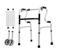 WANWEN Andador, Marco para Caminar Plegable con Ruedas de Aluminio Ligero con reposabrazos, Ayuda para la Movilidad, Entrenador de extremidades Inferiores, Andador estándar Little Surprise
