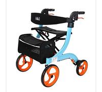 WANWEN Andador para Personas Mayores Andadores con Ruedas Andadores para Personas Mayores, Andador Ligero con Asiento y Ruedas Ayudas médicas para Caminar Ancianos (marrón) Little Surprise