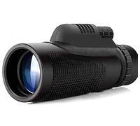 WANWEN Monocular 12X50 Ligero, HD Gran Angular Ocular Grande Cuerpo de Metal Telescopio para Observación de Aves Caza Camping, Anti-presión y a Prueba de Golpes Little Surprise