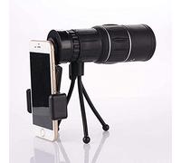 WANWEN Monocular HD de Alta Potencia 12X50 con trípode para Soporte de teléfono Inteligente, monocular Impermeable, Lente de Vidrio óptico con Revestimiento múltiple Completo, Little Surprise