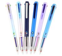 WANWEN Nurse Pens, Consecutive Pens, 6 PCS Multicolor Pen, 4-in-1 18 Colors, 0.5mm 3-in-1 Multicolor Gel Ink Pen, Quick Drying Gel Ink for Office, School Supplies
