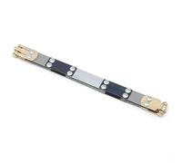 WANYI 4 Piezas Metal Marcos Internos Flexibles, Clips Primavera Monedero, Clip Accesorios, Cierres Bolsas Marco Flexible, Monedero Bisagra Bolso para Bricolaje Bolsa(24.5CM)