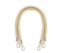 Wanyi Asas para Bolsos 2 Piezas 60 CM PU Bolso de Cuero Correas de Mano de Repuesto Universal con Mosquetón para Bolso de Bricolaje Accesorios (Dorado)