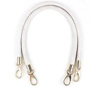 WANYI Asas para Bolsos 2 Piezas 60 CM Pu Bolso de Cuero Correas de Mano de Repuesto Universal con Mosquetón para Bolso de Bricolaje Accesorios (Blanco)