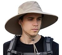 WANYI Sombreros de Pesca para Hombre Mujer con Protección UPF 50+ Gorras de Sol Plegables Cámping Excursionismo Caminando Acampada Respirable（927 Beige）