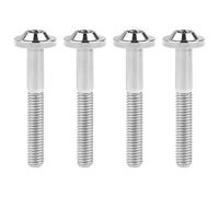 Wanyifa Titanio Ti M5x10 12 15 20 25 30 35mm Botón Torx Tornillo de cabeza para bicicleta motocicleta (M5x35mm, Ttanio normal)