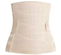 WANYIG De Recuperación De Apoyo Del Vientre Posparto 4 Velcros Banda De Vientre Para Posnatal Correa de Posparto Elástico (Beige, XXL)