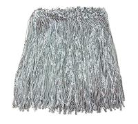 WANYIG Flecos para Coser 5 Yards 16cm Larghezza Flecos de Seda con Lentejuelas Borla accesorios de costura para DIY Vestido Danza del Vientre Traje de Baño Latino Costura Decoración (Plata)
