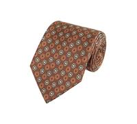 WANYING Corbata vintage retro para hombre, 9 cm de ancho, 9 cm de ancho, elegante y a la moda, multicolor, estampado marrón con estampado floral