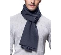 WANYING Invierno Otoño Hombre Bufanda de Punto 6% de Lana Súper Suave Casual de Negocios - 180 * 30 cm Gris oscuro