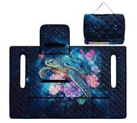 Wanyint Fundas universales para toalla de asiento de carrito de golf, para todo tipo de clima, diseño plegable con asa, apto para EZGO, coche club y más carritos de golf de 2 asientos, tortuga marina