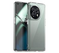 Wanyuexes Funda para OnePlus 11, One Plus 11 5G PHB110, funda protectora transparente de policarbonato duro y TPU suave antiamarilleamiento, para OnePlus 11 5G, transparente