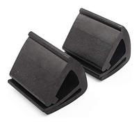 Waoclowr Clips universales para parabrisas de carrito de golf, juego de 2 | Juego de 2 clips negros de plástico, se adapta a tubos 1x1; simplemente sobre la parte superior, mantiene abierto el