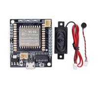 Waoclowr Kit de módulo de reconocimiento de voz AI, placa de desarrollo de ruido inteligente fuera de línea con flash de 2 MB para el hogar