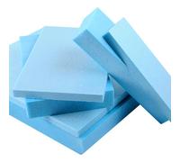 Wapasezyar 4 Placas De Espuma Rígida, Placa De Alta Densidad, para Manualidades, Modelo De Bricolaje, Bloques De Base De Diorama, Kit De Construcción, Espuma Azul (4pcs,30x20x2 cm)