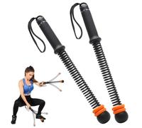 Wapasezyar Battle Ropes, 2 unidades de cuerda de ejercicio portátil, dispositivo de entrenamiento de velocidad de acero, ligero y ajustable para saltar, MMA, entrenamiento HIIT, cardio, ejercicios de