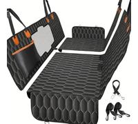 WAPEXI 1 Pieza Funda Asiento Perro Coche para VW Beetle (5C AB 2011) Protector de Asiento Trasero Impermeable con Ventana de Malla y Bolsillos Oxford